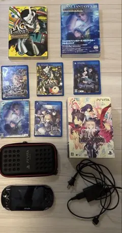 PS VITA PCH-1100 本体＋32GB＋ソフト8本＋攻略本付き