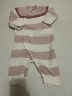 GELATO PIQUE ストライプロンパース 70-80cm