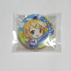 セガラッキーくじ プロセカ 缶バッジ 鏡音リン