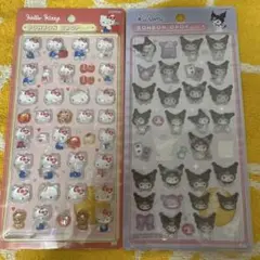 ハローキティ・クロミ ボンボンドロップシールセット