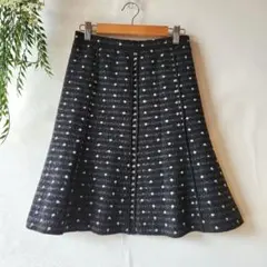 ソニア バイ ソニア リキエル『XS』ウール マーメイドスカート ドット柄