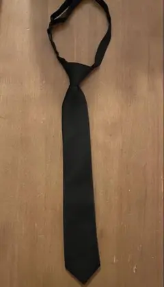子供用　ワンタッチネクタイ　黒　卒業式　冠婚葬祭