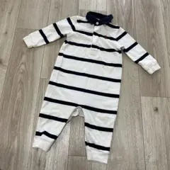 Ralph Lauren ストライプロンパース 9m