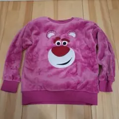 ロッツォの顔デザイン トレーナー 130cm ピンク