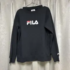 FILA ブラック スウェット トレーナー