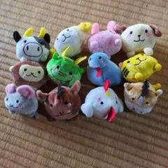 動物キャラクター ぬいぐるみ 12個セット　お手玉