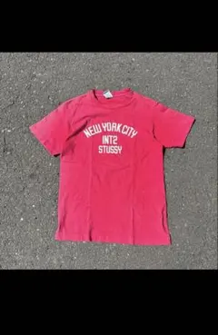 old stussy 90s Tシャツ 銀タグ ピンク archive