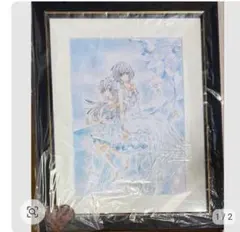 種村有菜 30周年記念展 くじ A賞 額装アートプリント 猫と私の金曜日