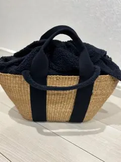 MUUN ムーニュ 超美品 カゴバッグ 2WAY ボア素材の内布のサムネイル