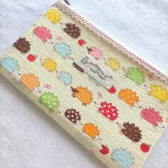 マルチケース 仕切り＆カ―ドポケット付き ハンドメイド