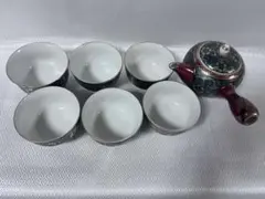 九谷焼 急須と抹茶碗と湯のみ5個セット