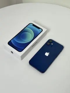 iPhone12 mini 128GB ブルー UQ SIMロックあり 箱付 - メルカリ
