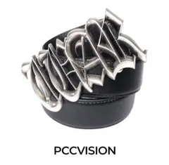PCCVISION Silver Top Grain Cowhide Belt