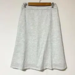 リフレクト 台形 タイトスカート 【L】ひざ下丈 異素材 日本製 オフィスコーデ