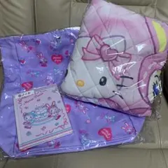 メゾピアノ　メゾピアノ×ハローキティもこもこブランケット、トートバッグ、ノート
