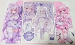 桃稚ちあ ポップアップストア ナースメイド あのちゃん アクスタ 桃稚ちあ ナースメイドのあ しおん アクリルスタンド 未開封