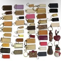COACH コーチ タグ 50個まとめ キーホルダー・キーリング メタル 