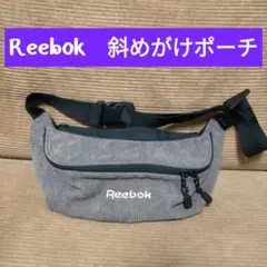 リーボック　斜めがけバッグ Reebok ロゴ ウエストポーチ コーデュロイのサムネイル