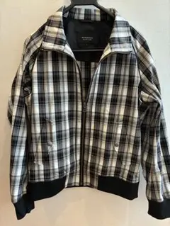 BURBERRY BLACK LABEL チェック総柄スイングトップ