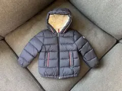 MONCLER フード付きネイビーアウター