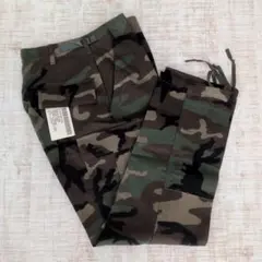 90s デッドストック 米軍 実物 BDU パンツ ウッドランド 迷彩 アメリカのサムネイル
