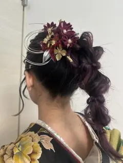【美品】和装用髪飾り 成人式 卒業式など