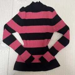 平成ギャル　ニットセーター　ピンク　グランジ　y2k