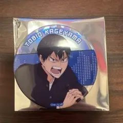 ハイキュー　まねきねこ　ホログラム缶バッジ　影山飛雄