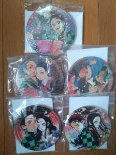 鬼滅の刃 竈門兄妹 缶バッジセット