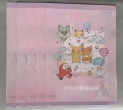 ポケモン ナムコオリジナル クリアファイル 5枚セット