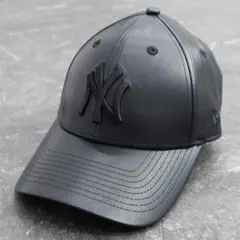 海外モデル NEW ERA 9FORTY NY ヤンキース レザーキャップ