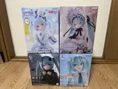 初音ミク　フィギュア　4個セット