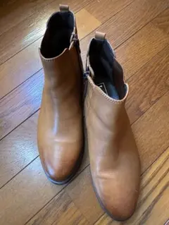 美品　Leeブラウン サイドゴアブーツ レザー　L