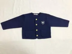 ファミリア familiar 90cm ネイビー ボタン付きジャケット