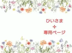 ひいさま✢専用ページ