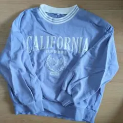 GU トレーナー キッズM 薄紫 150