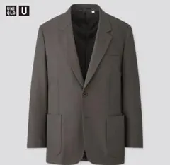 UNIQLO U ダークグレー テーラードジャケット L