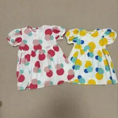 【お得】姉妹コーデワンピース　2点セット　90cm120cm
