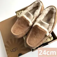 【週末限定値下げ　UGG アンスレー】　24cm ブラウン　茶　ムートン　ボア