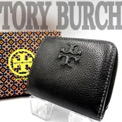✨美品✨【TORY BURCH】THEA 2つ折り財布 本革 ラウンドファスナー