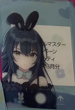 学園アイドルマスター GIGO 限定ノベルティー クリアカード 月村手毬