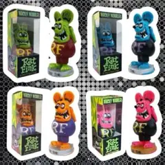 Funko ボブルヘッド ラットフィンク4点まとめ売りSET RAT FINK ファンコ ラットフィンク ボビングヘッド フィギュア