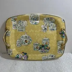 MINTON＊トレイ・ハドンホール・カップモチーフ・サービングトレイ・セルコンのサムネイル