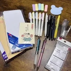 【早い者勝ち】文房具まとめ売りセット　マイルドライナー5色入り