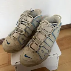 NIKE ナイキ エアモアアップテンポ ライムストーン アンド バレリアンブルー