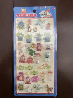 ディズニー ぷっくり3Dシール トイストーリー3 バズライトイヤー　ウッディ