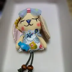 お昼寝うさこポーチ ⚮̈﻿ ハンドメイド ミナペルホネン ぬいぐるみ