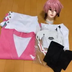 ダンガンロンパ 七海千秋 コスプレ Mサイズ衣装 ウィッグ リュック