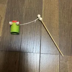 木製 玩具 釣り遊び けん玉風