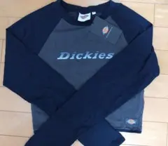 Dickies ×EMODA長袖Tシャツ ネイビー/グレー F